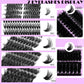 40D-150D Lashes Cluster DIY Lash Extension Mixed Tray Clusters Eyelashes Fluffy Volume Individual Lashes Cat Eye Lash Extension