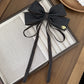 Vintage Denim Blue Hair Bow Clip Long Ribbon Hairpins Barrettes Headwear For Women Girls Accessories Wedding Jewelry Hair Ties