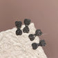 4pcs/set Elegant Mini Rhinestones Bow Hairpins For Women Girls Sweet Hair Ornament Small Hair Clips Fashion Hair Accessories
