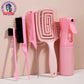 5pcs comb set Relaxing Elastic Massage Comb Hollow Out Hair Brush Scalp Massage Combs Hair Styling Spray bottle Hair Salon Tools
