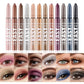 Waterproof Pearlescent Eyeshadow Pencil Stick Shimmer Highlighter Pencil Pearl Pigment Long Lasting Cream Eyes Make Up Cosmetic