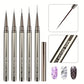 Nails Art Liner Brushes Elongated Lines Striping Drawing Painting  6/9/12/15/18/25mm Nail Design Pen Professional Manicure Tool