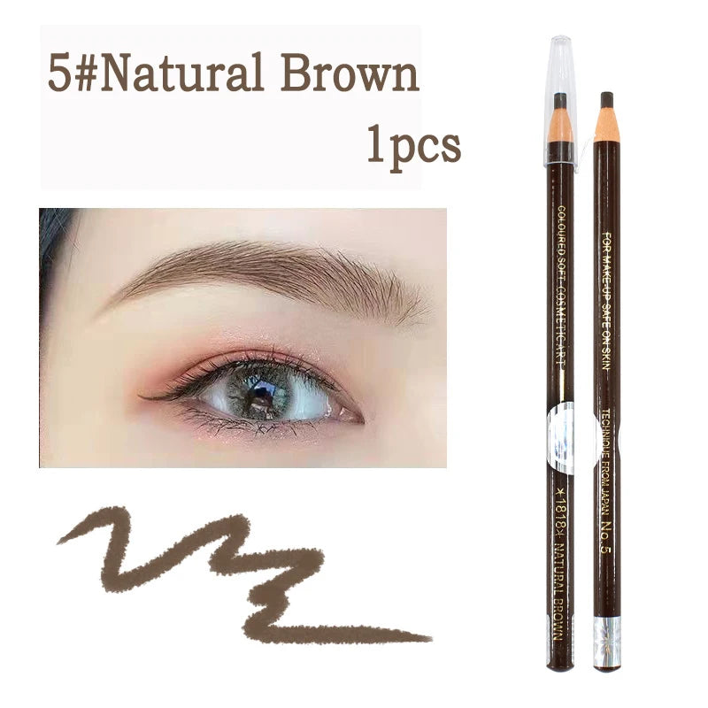 1818 Waterproof Eyebrow Pencil Microblading Permanent Makeup Dermatograph Pencil Peel Off Pull Roll Paper Eyebrow Pencil Set