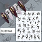 Cherry Blossom 3D Nail Stickers White Flower Petals Nail Art Decals Elegant Wedding Design Spring Sakura Manicure Slider Decor