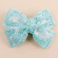 Rhinestone Bow Hair Clips Sweet Ribbon Barrette Baby Girls Sparkling Crystal Hairpins For  Children Kids Headwear Accessories