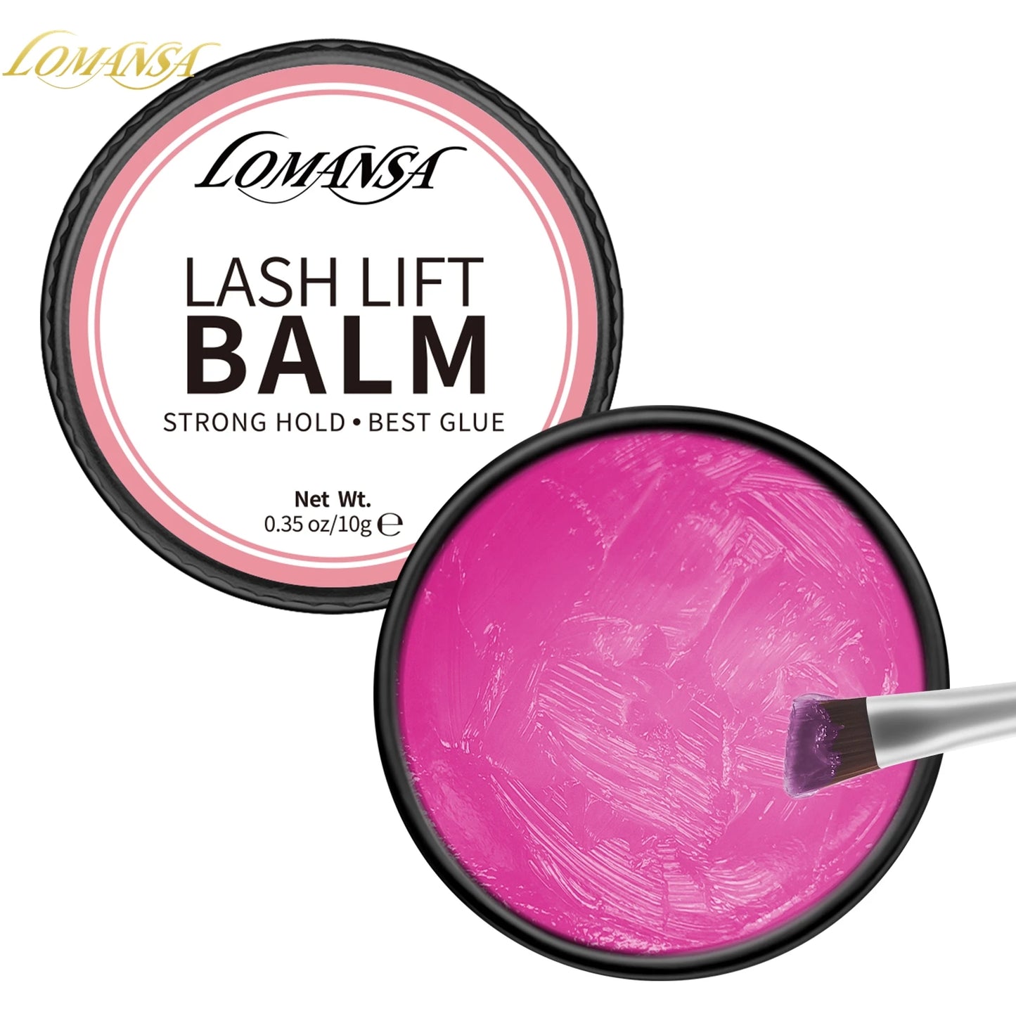 Lomansa Korean 5/10g Lash Lift Glue Balm Eyelash Lift Glue Adhesive 2 in 1 Treatment of Lift Perming Curling Makeup Beauty Tool