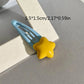 1/2/5 Pcs Y2K Hairpin Yellow Star Designs Bangs Side Clip Blue BB Barrettes Hair Snap Clips Summer Girls Hair Accessories