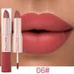 1/3pcs 2 in 1 Velvet Matte Lipstick Set Double Head Lip Gloss Kit Non-stick Cup Lip Tint Long Lasting Waterproof Lipstick Makeup
