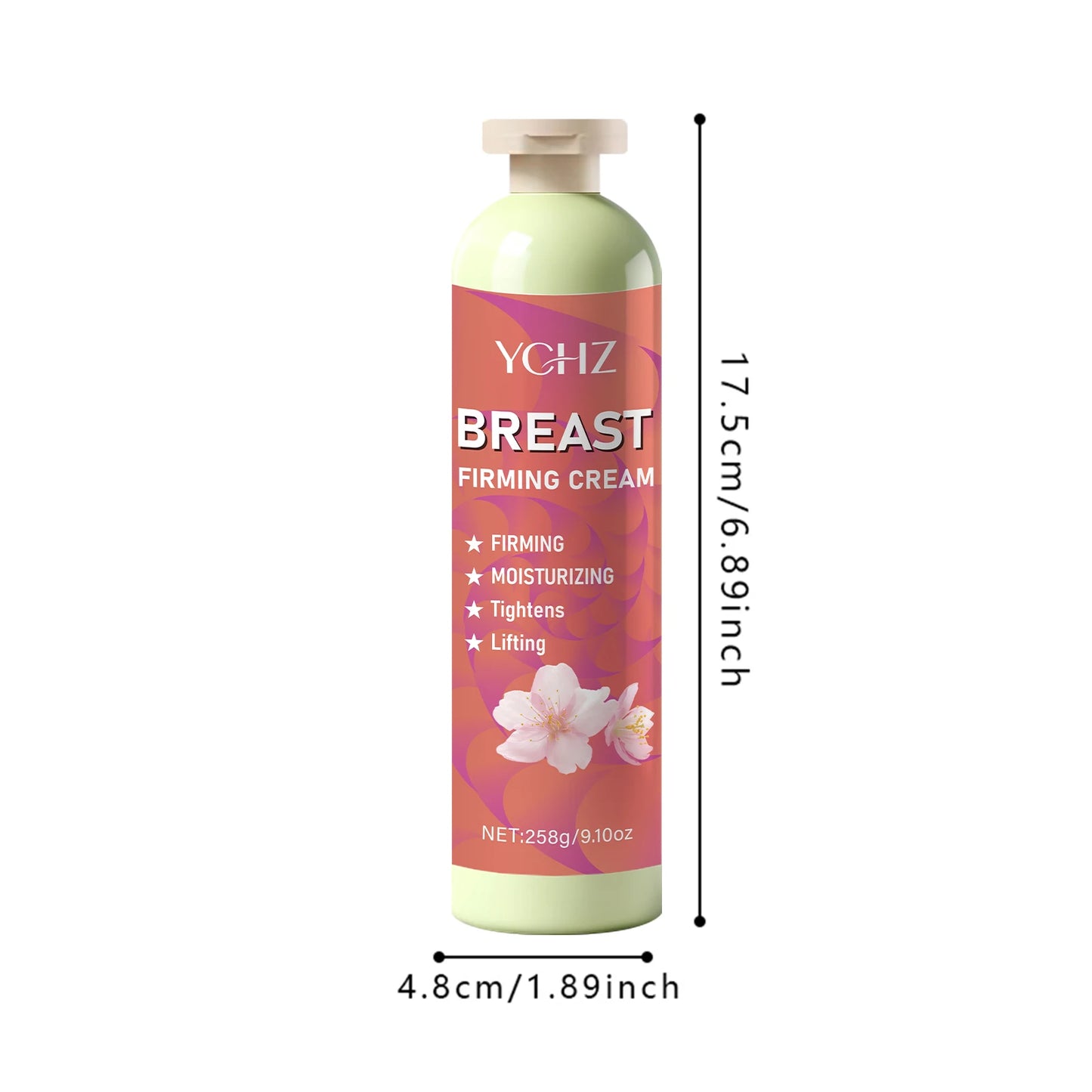 9.1 oz Breast Firming Cream, Containing Olive Oil, Vitamin E and Honey, for Firming Breast Skin, Moisturizing and Firming Women's Body Skin Care Cream