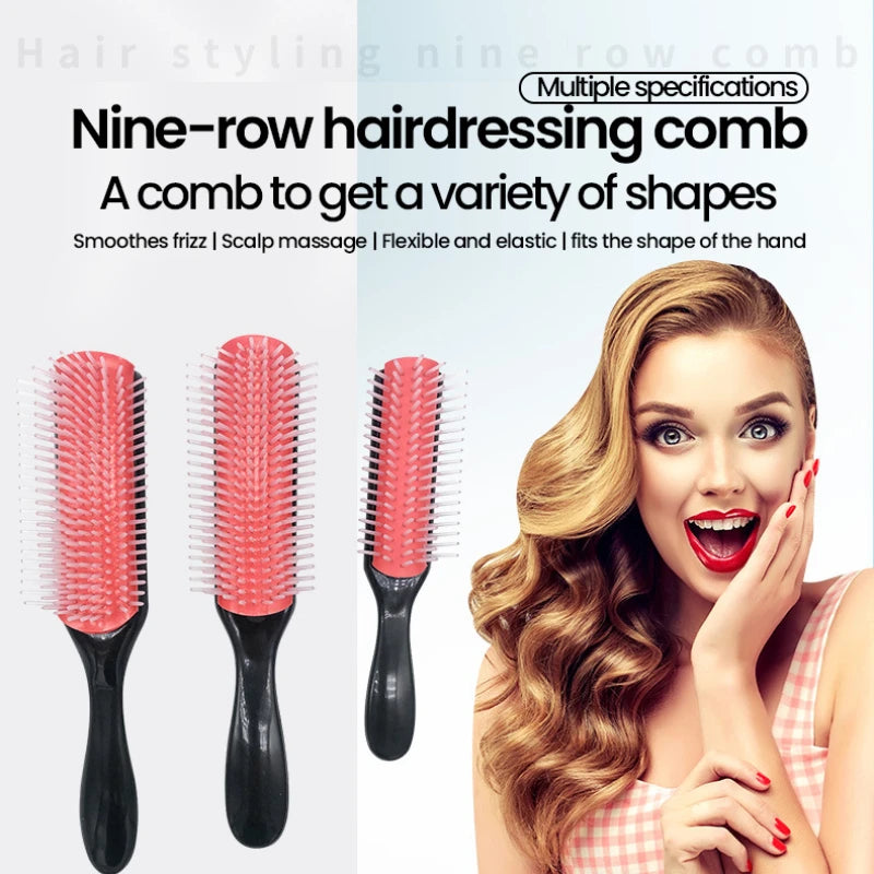 New Hair Comb Magic Detangling Hair Brush Scalp Massager For Head Barber Straight Curly Wet Air Cushion Hair Accessories Women