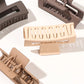7Pcs 3.4" Medium Square Hair Claw Clips for Women Thick Thin Hair,Strong Hold Matte Banana Jaw Clips Hair Accessories