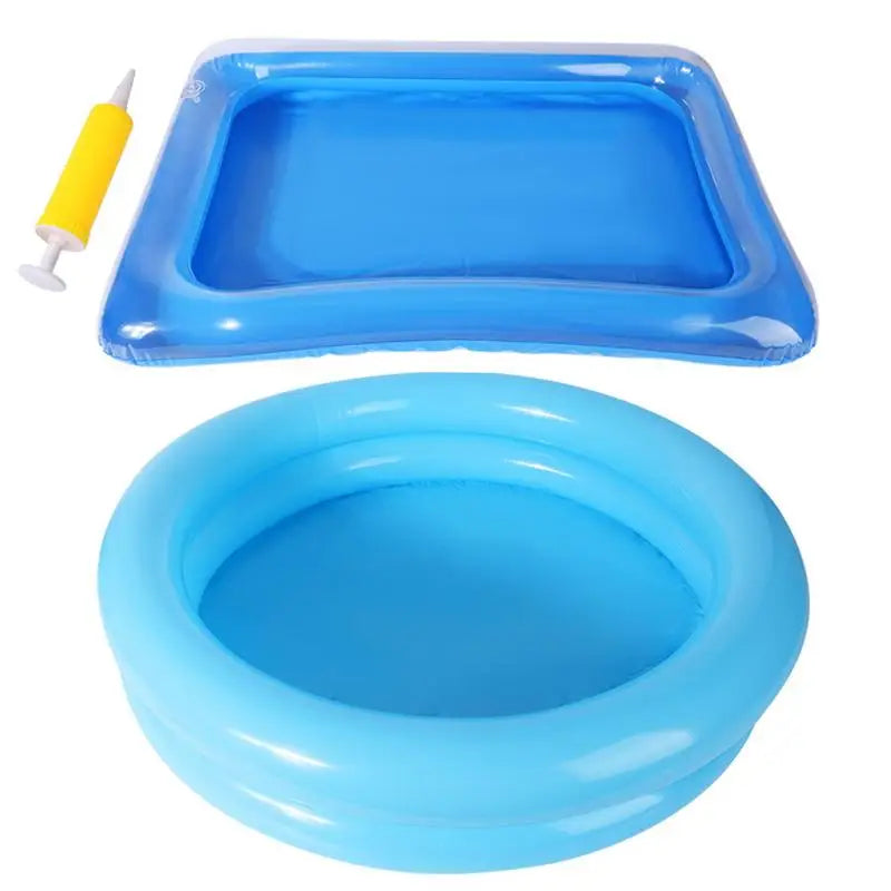 Portable Inflatable Foot Basin Convenient Foot Soaking Bath For Pool Beach Inflatable Foot Wash Basin CollapsiblePool Foot Bath