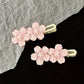 1pc/2pcs five-petal colorful duck clip, women's flower pattern hair accessories, women's hair accessories hair clip, suitable fo