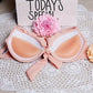 1pair Skin-Friendly Breast Lift Silicone Bra Inserts Reusable Cute Nipple Cover Thickened Inserts Breast Pads Swimwear