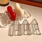 ✔Stainless Steel Wave Soap Dish Holder,Self Draining Soap Bar Rack with Drip Tray for Bathroom