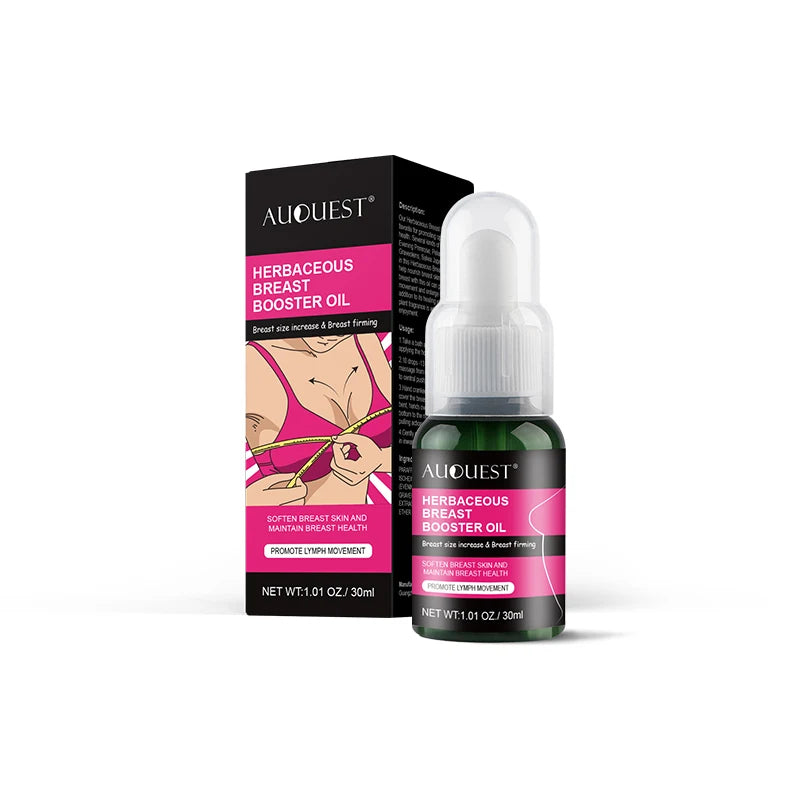 AUQUEST Breast Oil Firming Lifting Body Care Chest Natural Plants Essentials Oils Breast Fast Growth For Women Skincare Products