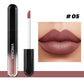 Not Easy To Fade Lip Gloss Punk Smoky Dark Brown Matte Lip Glaze Velvet Coffee Liquid Lipstick Long Lasting Makeup Sexy Lip Tint
