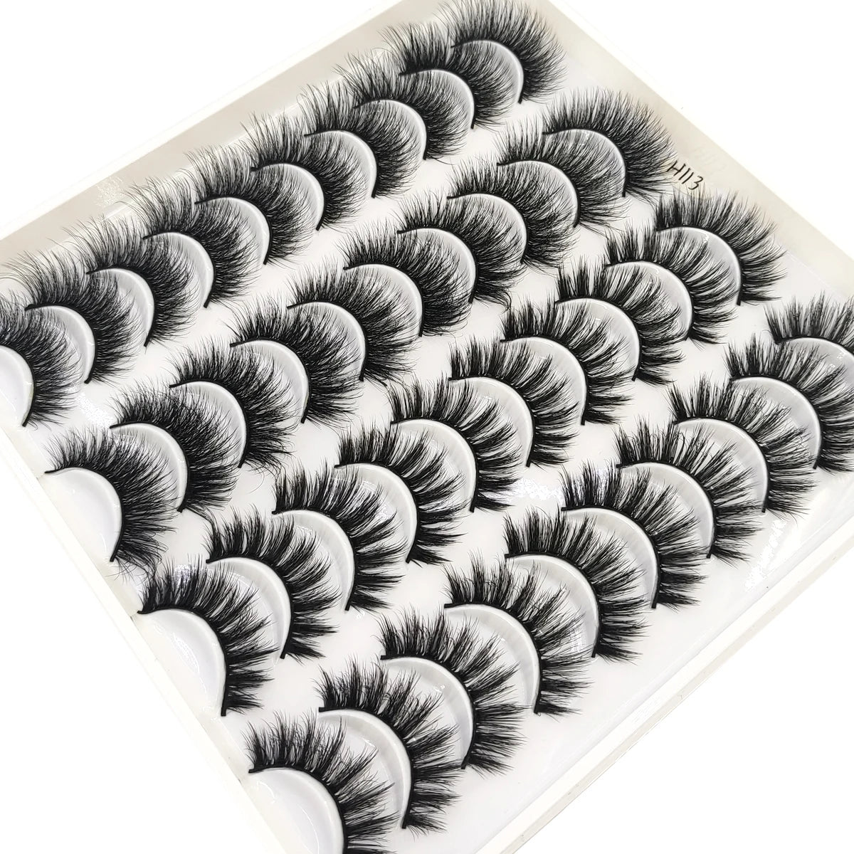 2023 New 20 pairs natural long 3D mink false eyelashes fake lashes makeup kit Mink Lashes extension eye lashes short eyelashes