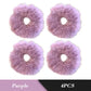 1PC Fluffy Warm Autumn Winter Elastic Hair Band Scrunchies Large Intestine Hair Ring For Women Girls Plush Hair Rope Hairwear