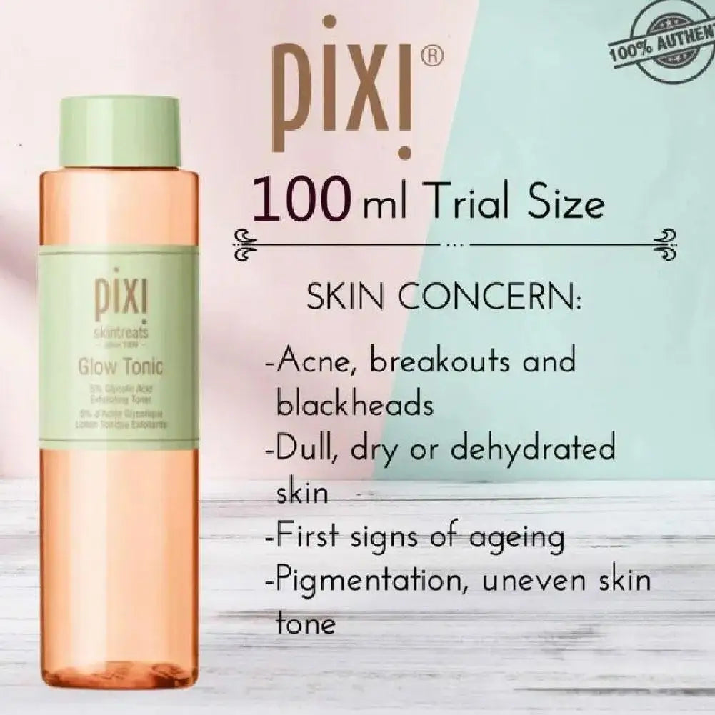Pixi Glow Fruit Acid Vitamin C Skin Toner Skincare Gradual Powder Blusher Stick Brightening Makeup Nourishing Moisturizing Toner
