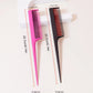 Three layer comb, styling tool, structured layered mouse tail comb, used for combing the back roots, evening styling