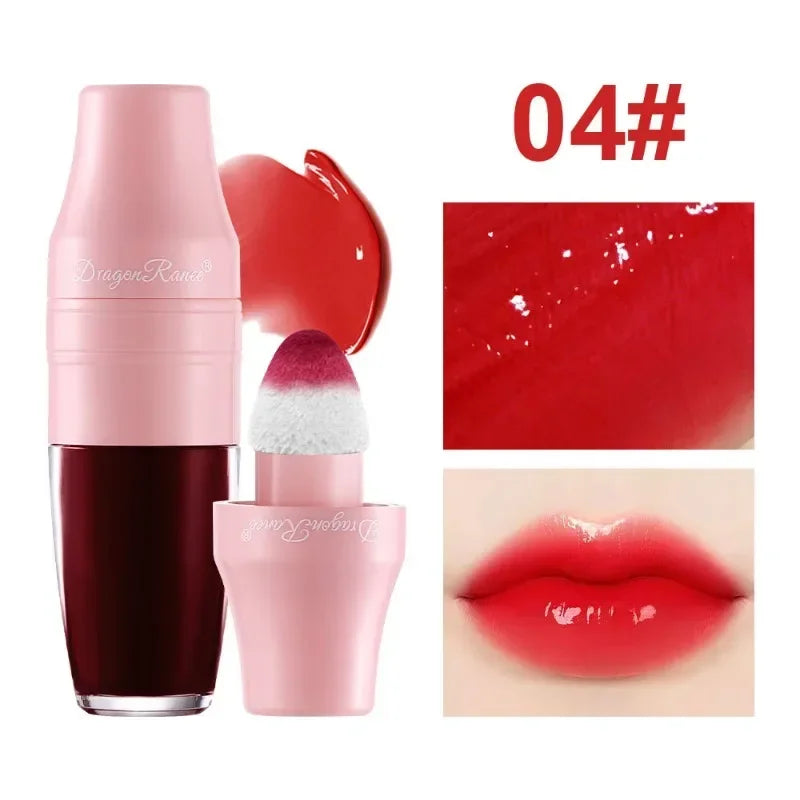 Multi Purpose Liquid Blusher Dye Lip Cheek Liquid Lip Glaze Gloss Waterproof Non-stick Cup Lip Stain Blush Tint Lasting Makeup