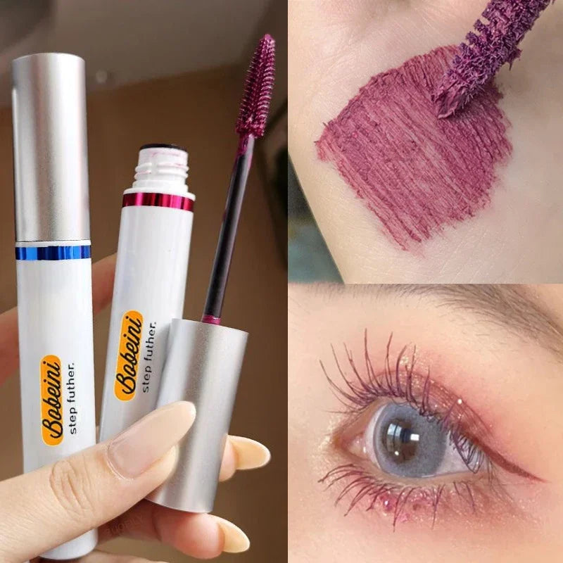 4 Colors Thick Mascara Curling Lengthening Eyelash Waterproof Long-lasting No Smudge Berry Brown Fast Dry Mascara Eyes Makeup