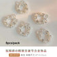 Flat Pearl Wreath Star Bowknot Butterfly Rhinestones Christmas Koi Metal Alloy Jewelry Nail Art Decorations Manicure Accessories