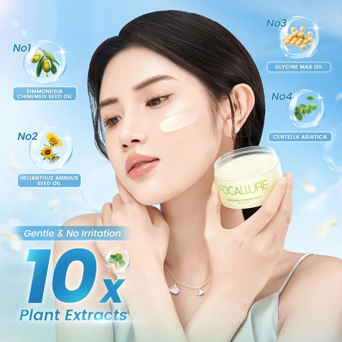 Refreshing Cleansing Balm 75g Deep Clean Moisturizing Makeup Remover Balm For Sensitive Skin Hot Sale