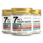 Rosemary & Castor Oil Hair Mask with Keratin, Batana & Peppermint Oil Smoothing Nourishing Treatment for Dry Hair 100g