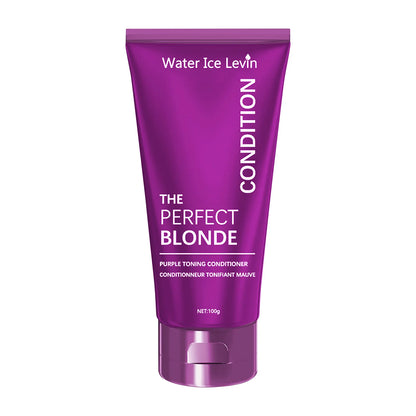Water Ice Levin New Purple keratin biotin hair mask, repair damaged frizz, 10 seconds softness nourishment, straight hair care