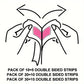 10/20/30/50 Pcs Depilatory Wax Strips For Hair Removal Wax Paper Cold Wax Strips Paper For Face Neck Arm Leg Body Beauty Tools