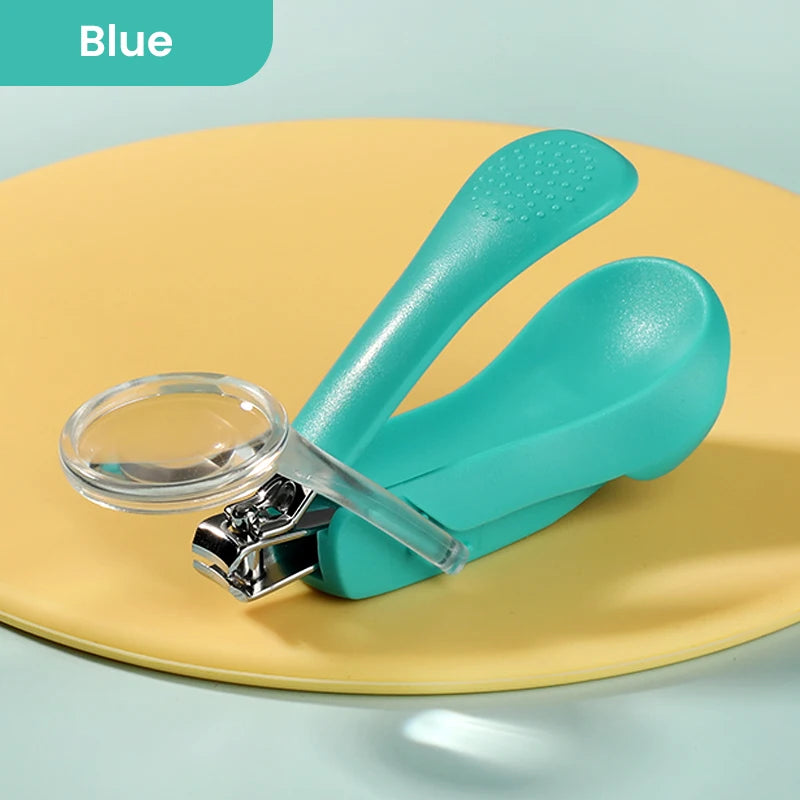 Infant Baby Nail Cutting Clippers Tools Children Kids Magnifier Glass Finger Nail Cutter
