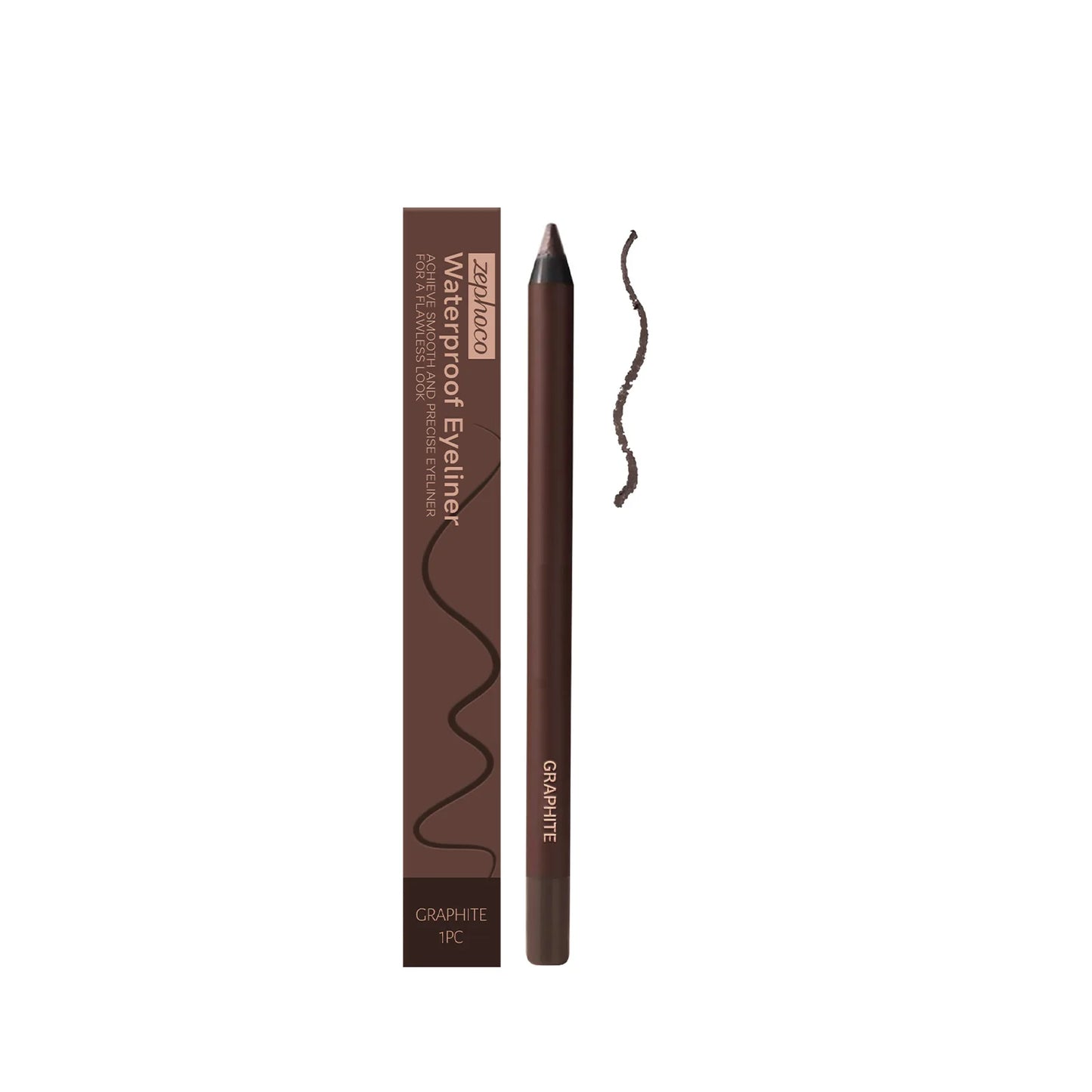 Waterproof Eyeliner Pen Colorfast Long Lasting Anti Smudge Quick Drying Sweat Resistant Smooth Portable Eye Liner Pen Eye Makeup