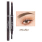 Double Head Ultra Fine Eyebrow Pencil Long Lasting Waterproof Eye Brow Pen Tint Mascara Enhance Cosmetics Beauty Women Makeup