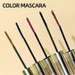10-Color Ultra-fine Brush Mascara Strong and Lasting Content and Length, Waterproof Prolonged Eye Lash Makeup Black Red Purple