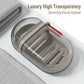 Light Luxury Travel Soap Box with Drainage,Large Capacity Holder,Leakproof Portable Case with Lid for Bathroom & Business Trip