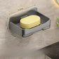 Bathroom Free-Punching Wall Mounted Soap Holder Soap Sponge Holder Organizer Double Drainage Soap Dish Bathroom Accessories