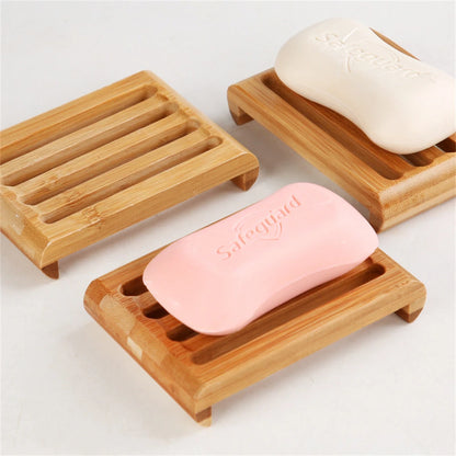 20pcs Bamboo Soap Holder Soap Dish for Sink or Shower