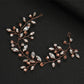 Flower rhinestone hair ornament Hair clip Handmade alloy rhinestone hair clip Bridal wedding hair ornament crystal hair ornament