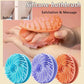 Silicone Body Scrubber Loofah Double-Sided Bath Brush,Shower Scrubber And Scalp Massager Shampoo Brush For Kids Women Men