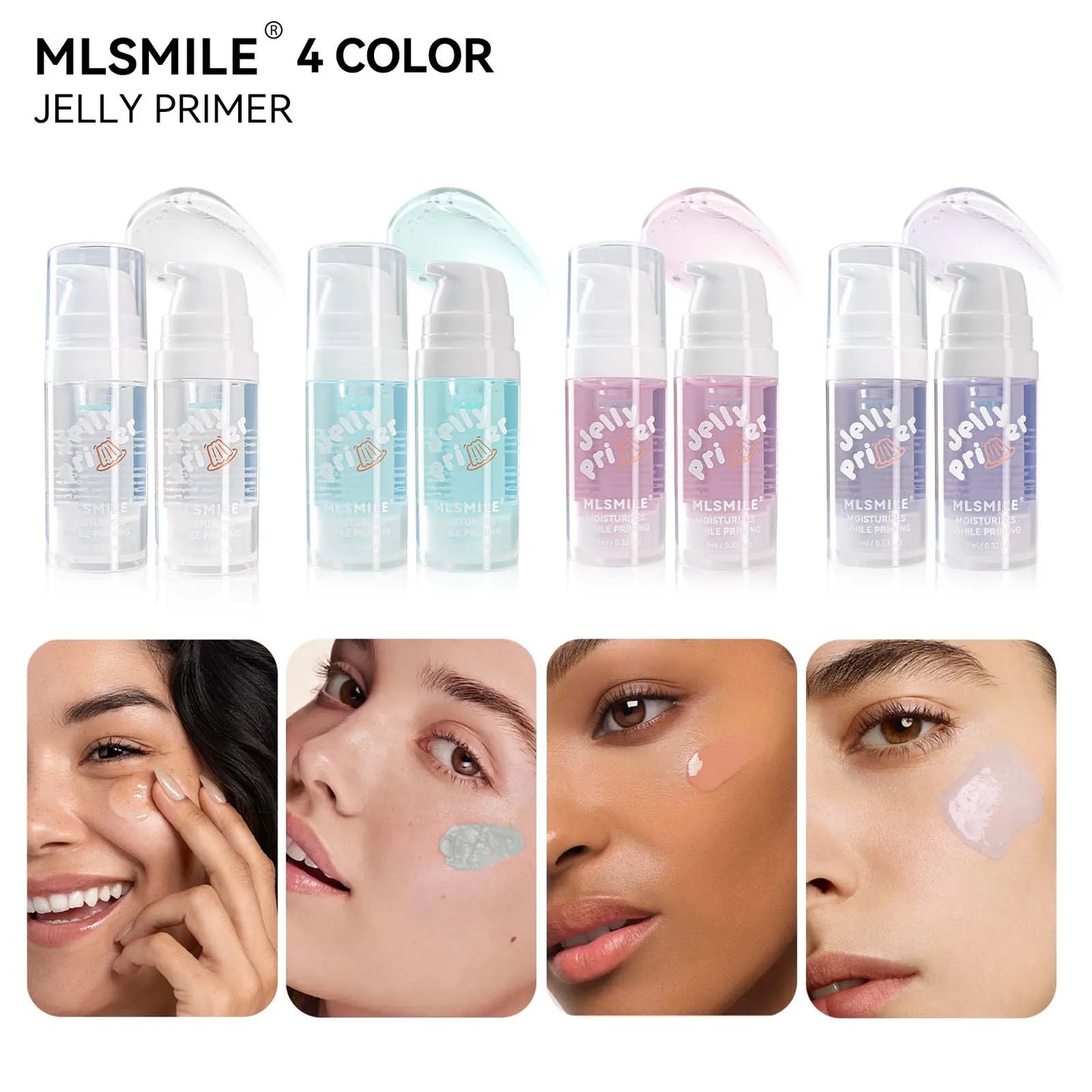 Transparent Jelly Primer Makeup Base Invisible Pore Oil-control Matte Finish Long Lasting Makeup Holding Pre Makeup Primer Gel