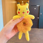 1pcs Hair Circle Girl Frog Plush Green Hair Circle Bun Cute Funny Hair Band Elastic Scrunchies For Women Ponytail Hairstyle