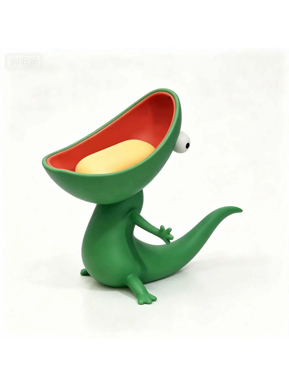 Lizard Soap Holder,Cartoon Reptile Soap Saver for Bar Soap, Small Planter Decor for Vanity or Kitchen