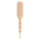 New Type Professional Wood Round Curly Combs For Women Hairdressing Massage Brush Salon Barber Aluminum Tube Hair Styling Comb