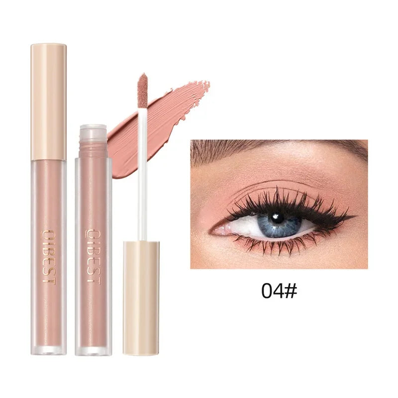 8 Colors Matte Nude Eye Bronzer Liquid Eyeshadow Waterproof Long Lasting Eye Shdaow Natural Cheek Contour Woman Makeup Cosmetic