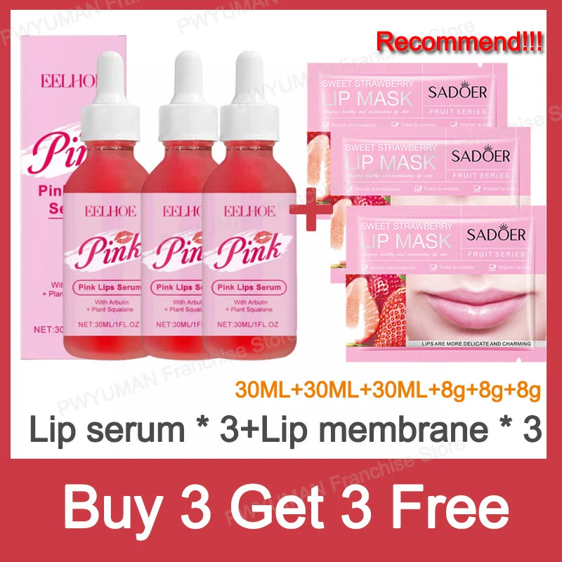 Instant Lip Plumping Essential Oil Nourishing Antiwrinkle Moisturising Sexy Lip Care Ultimate Plumping Lip Gloss Serum Cosmetics