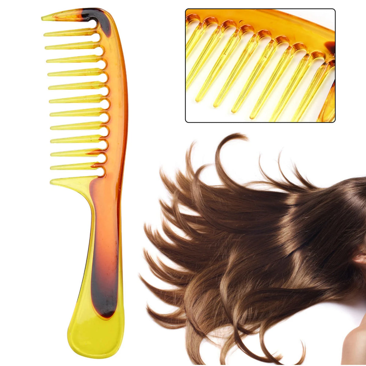 Hair Comb Cut Comb Barbershop Dry Wet Wide Tooth Salon Hairstyle Detangling Comb Hairdressing Rake Comb Styling Tools