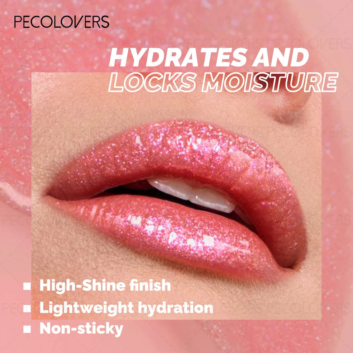 Lip Gloss Shiny Shimmer Mirror Hydrating Moisturizing Water Shine Lipstick Nourishing Care Dewy Lip Makeup