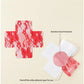 Wedding Bra Invisible Chest Patch Breathable and Anti Glare Semi Transparent Sexy Jacquard Lace Nipple Patch Disposable